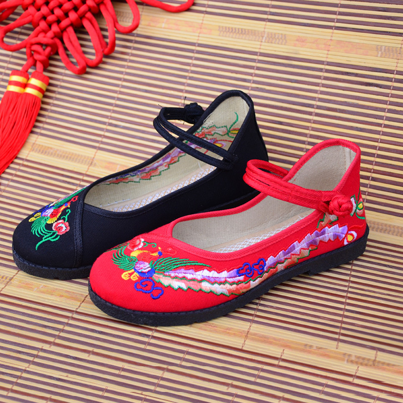 少数民族特色绣花古典布鞋女款布鞋系带舞蹈民族个性印巴风格布鞋