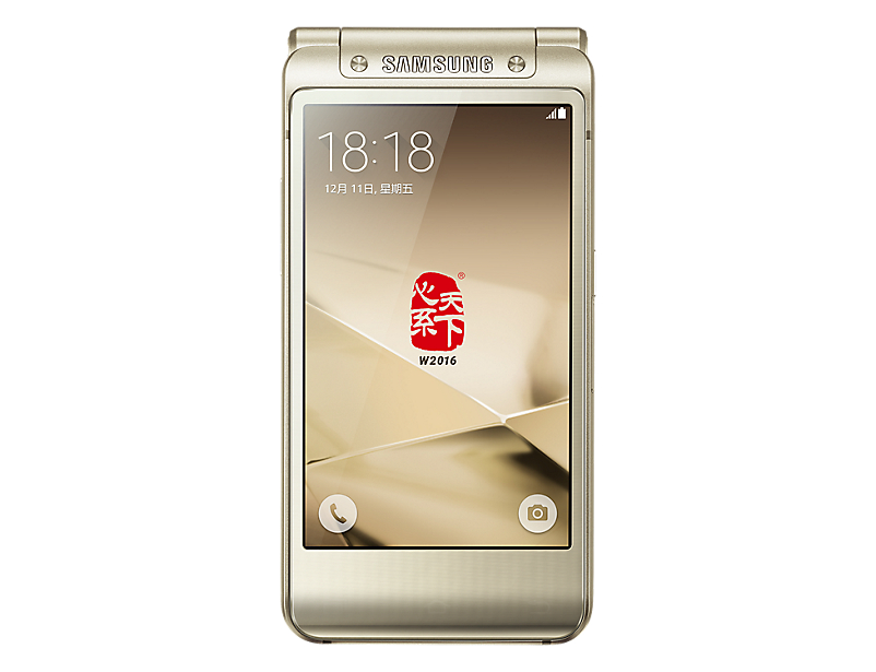 Samsung/三星 SM-W2016电信4G双卡智能商务手机翻盖国行